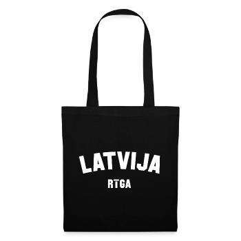 LATVIA Lettland Riga - Tote Bag - black - Front