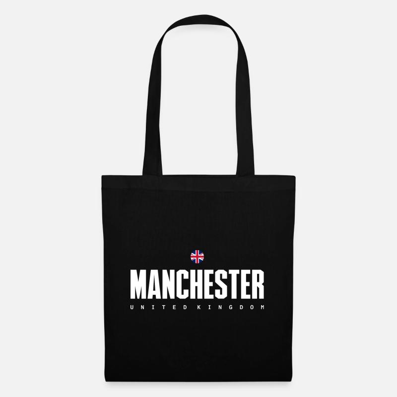 Manchester - Stoffbeutel - Schwarz