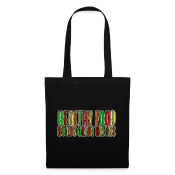 Healthy Foods Build Great Brains 3 - Tote Bag - black - Front