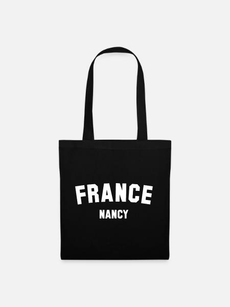 NANCY France Frankreich - Stoffbeutel - Schwarz