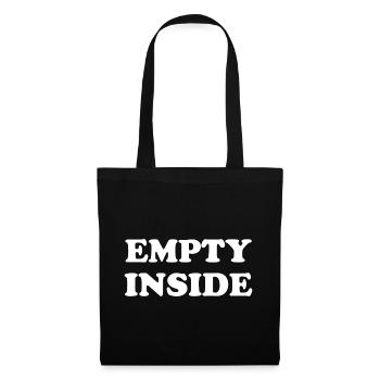 Vide à l’intérieur - Sac en tissu - noir - Devant