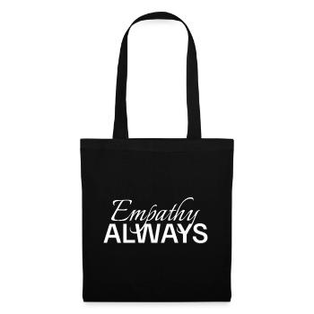 Empathy Always - Stoffbeutel - Schwarz - Vorne