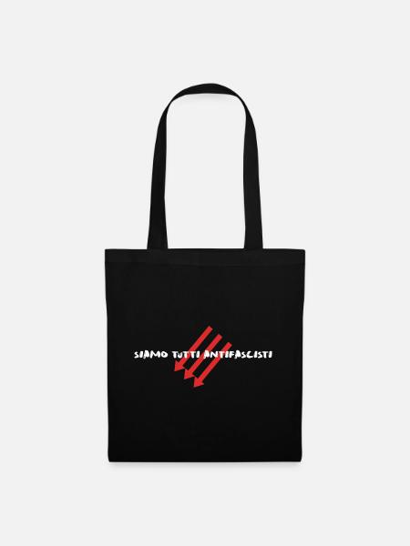 Siamo Tutti Antifascisti | Politisches Statement - Stoffbeutel - Schwarz