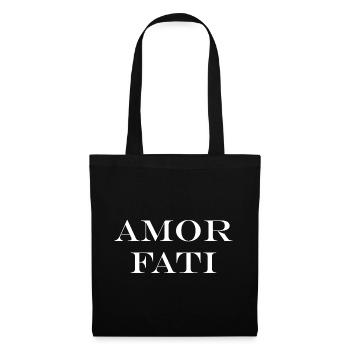 Amor Fati T-Shirt - Sac en tissu - noir - Devant