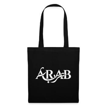 Arabesque Script Emblem - Stoffbeutel - Schwarz - Vorne