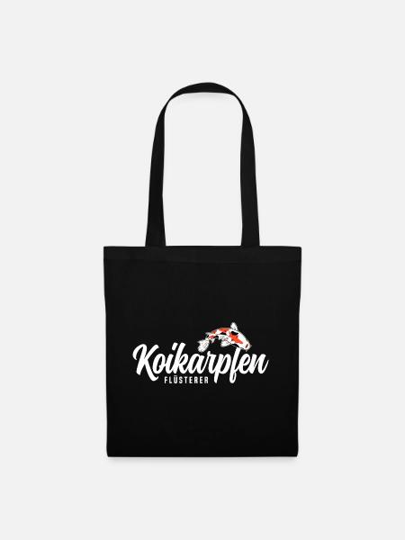 Koikarpfen Flüsterer - Stoffbeutel - Schwarz