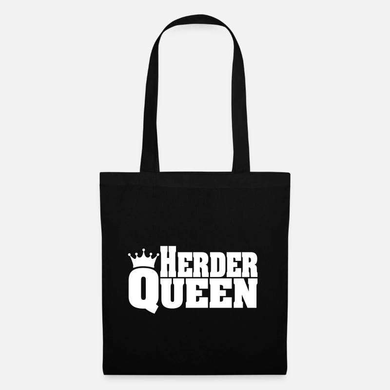 HERDER QUEEN Hollandse Herder - Stoffbeutel - Schwarz