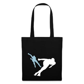 Ice Skater 2C - Sac en tissu - noir - Devant