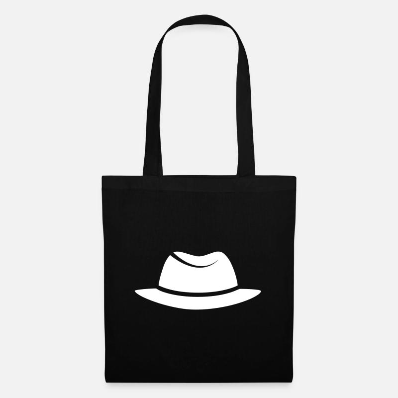 Hat - Tote Bag - black