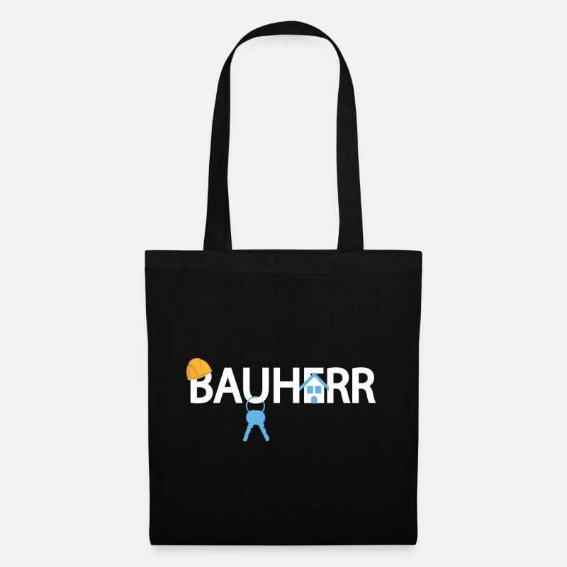 Bauherr - Stoffbeutel - Schwarz