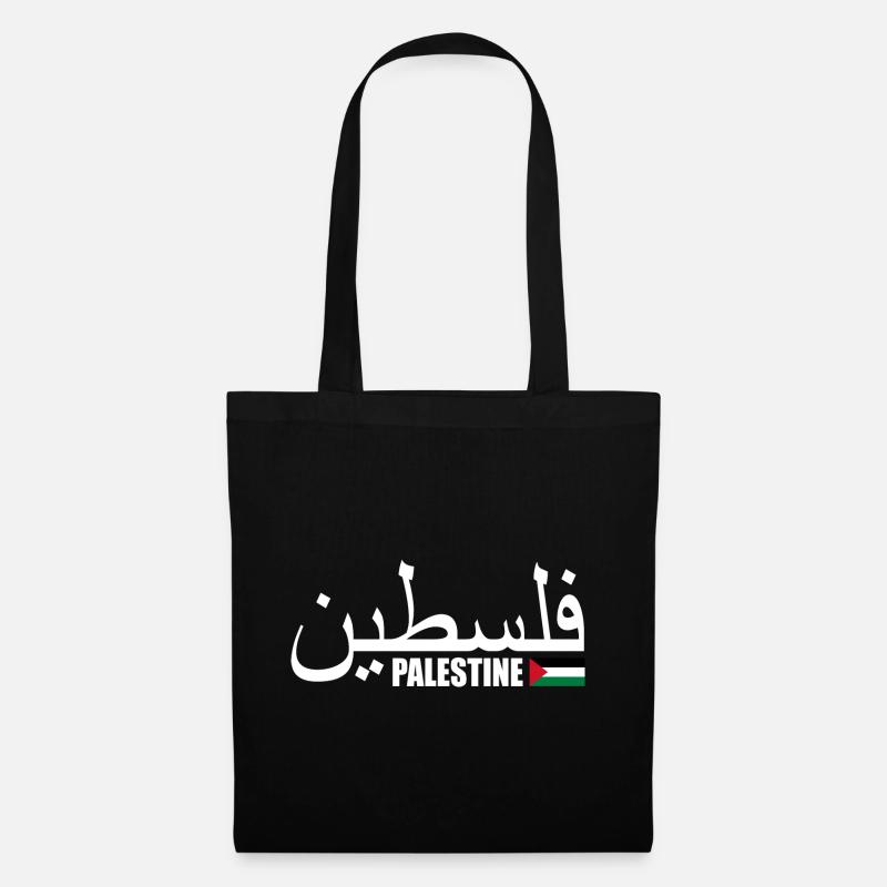 Palästina فلسطين - Stoffbeutel - Schwarz