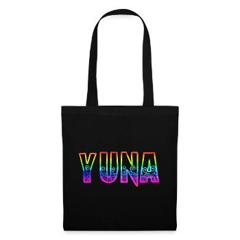 yuna rs regenbogen - Stoffbeutel - Schwarz - Vorne