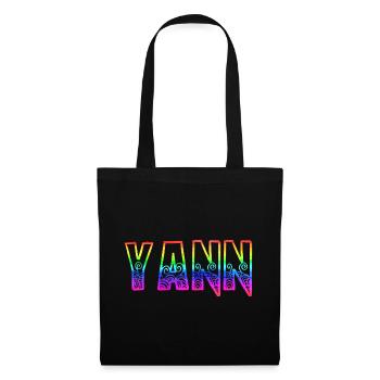 yann rs arc-en-ciel - Sac en tissu - noir - Devant