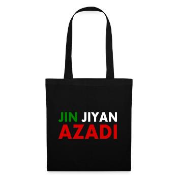 jin jiyan azadi women life freedom - Sac en tissu - noir - Devant