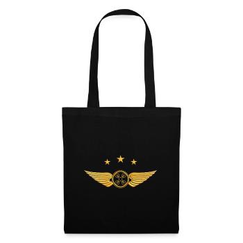 Drone Pilot - Drone Pilot Emblem Badge - Tote Bag - black - Front