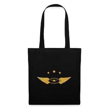 Drone Pilot - Drone Pilot Emblem Badge - Tote Bag - black - Front