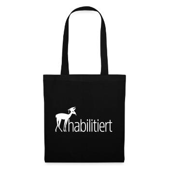 REHhabilitiert Rehabilitiert - Stoffbeutel - Schwarz - Vorne