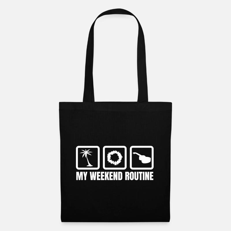 Ukulele Player Weekend - Tote Bag - black