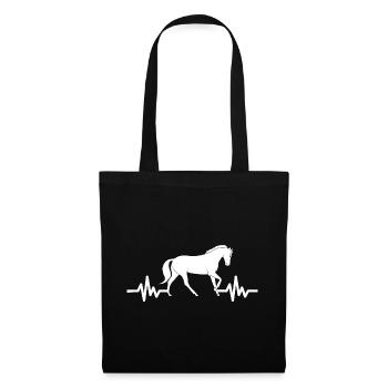 Heartbeat - Étalon Cheval Jument Ross Equestrian - Sac en tissu - noir - Devant