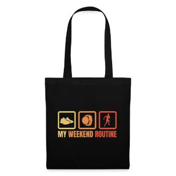 Runner Weekend Routine - Tote Bag - black - Front