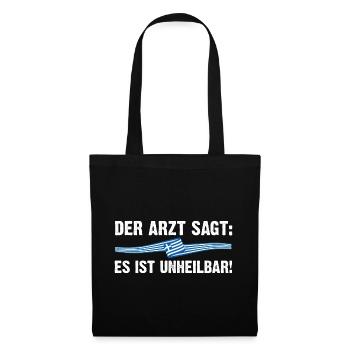 Griechen Grieche Griechenland - Stoffbeutel - Schwarz - Vorne