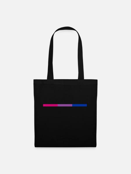 Bisex Pride Swag (subtile) - Stoffbeutel - Schwarz