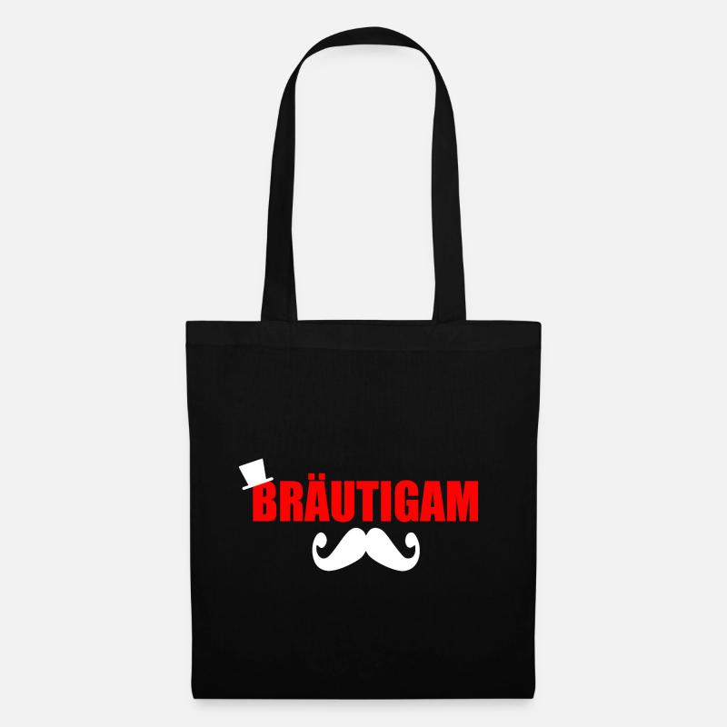 bräutigam - Stoffbeutel - Schwarz