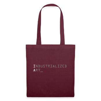 Industrialized Art - Artificial Intelligence - Tote Bag - burgundy - Front