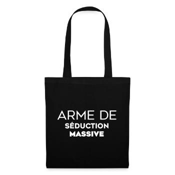Armure de Séduction Massive - Sac en tissu - noir - Devant