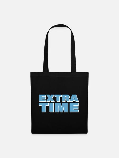 EXTRA TIME - Stoffbeutel - Schwarz