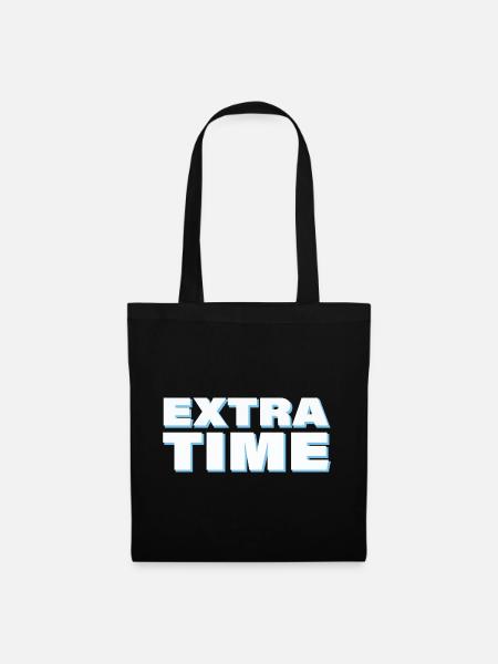 EXTRA TIME - Stoffbeutel - Schwarz