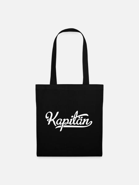 Kapitän - Stoffbeutel - Schwarz