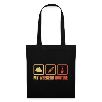 Trumpeter Weekend Routine - Tote Bag - black - Front