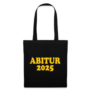 Abitur 2025 - Sac en tissu - noir - Devant