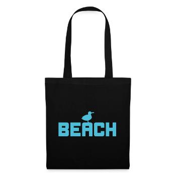 Beach Seagull Beach Coast North Sea Baltic Sea Vacation North - Tote Bag - black - Front