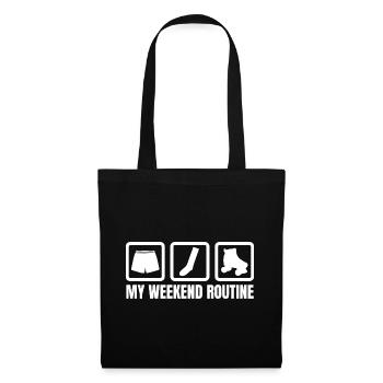 My Weekend Routine - Tote Bag - black - Front