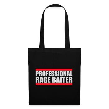 Professionnel Rage Baiter Troll Attention Fun - Sac en tissu - noir - Devant