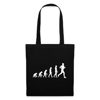 JOGGING RACE – RUNNING POWER! MARATHON RUNNING RACE - Tote Bag - black - Front