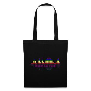 Funny sounds gay I'm in LGBT Pride Month - Tote Bag - black - Front