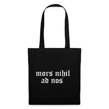 Mors Nihil Ad Nos Gothic Tee - Stoffbeutel - Schwarz - Vorne