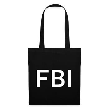 FBI Costume Halloween Carnival - Tote Bag - black - Front