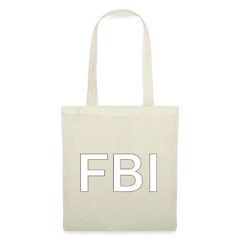 Costume du FBI Carnaval d'Halloween - Sac en tissu - nature - Devant