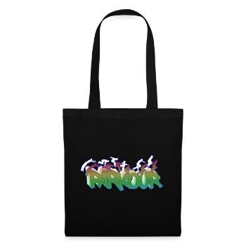 Parkour Freerunning Traceur - Sac en tissu - noir - Devant