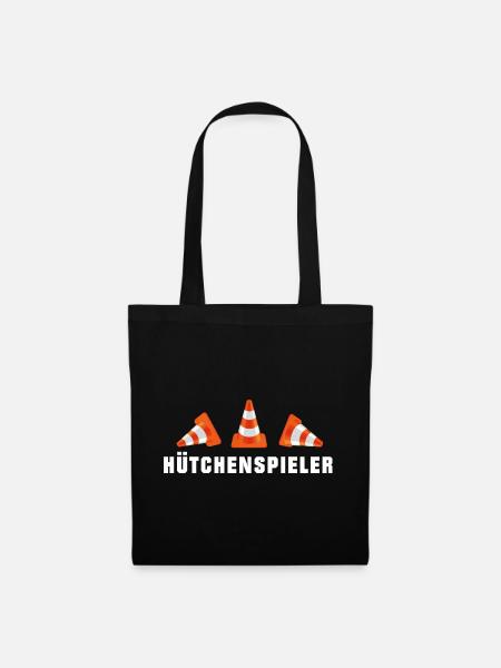 Hütchenspieler - Straßenbau (1) - Stoffbeutel - Schwarz