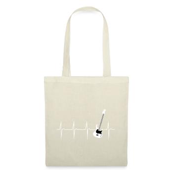 battement e guitare - Sac en tissu - nature - Devant