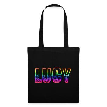 lucy rs rainbow - Tote Bag - black - Front