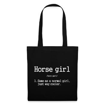 Horse Girl Horse Girl Rider Definition - Tote Bag - black - Front