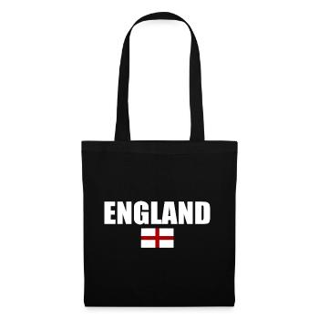 angleterre - Sac en tissu - noir - Devant
