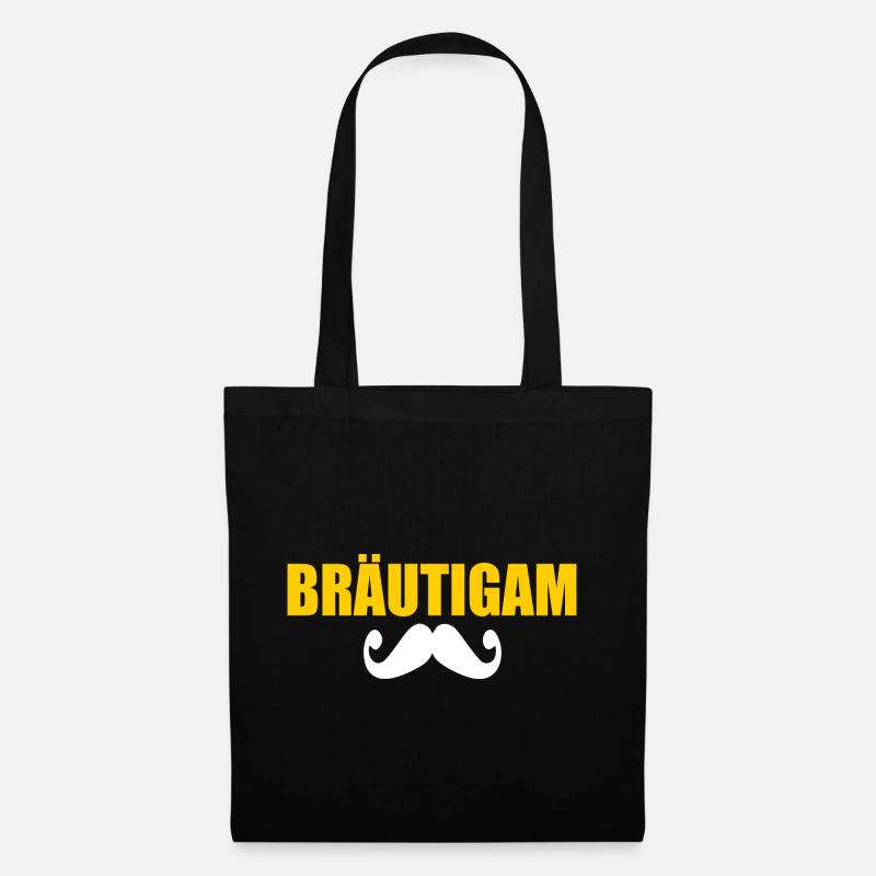 Bräutigam - Stoffbeutel - Schwarz