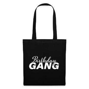 Geburtstag Gang Matching Gruppe Geburtstagsfeier Geschenk - Stoffbeutel - Schwarz - Vorne